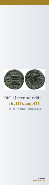 RIC I (second edition) Augustus 425 — CANOA