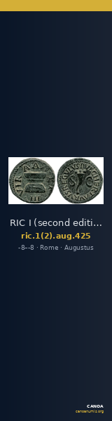 RIC I (second edition) Augustus 425 — CANOA