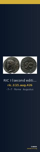 RIC I (second edition) Augustus 426 — CANOA