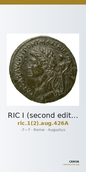 RIC I (second edition) Augustus 426A — CANOA