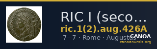 RIC I (second edition) Augustus 426A — CANOA