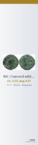 RIC I (second edition) Augustus 427 — CANOA