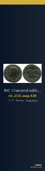 RIC I (second edition) Augustus 428 — CANOA
