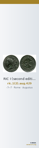 RIC I (second edition) Augustus 429 — CANOA