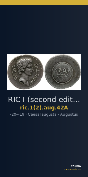 RIC I (second edition) Augustus 42A — CANOA
