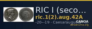 RIC I (second edition) Augustus 42A — CANOA