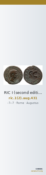 RIC I (second edition) Augustus 431 — CANOA