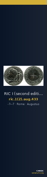 RIC I (second edition) Augustus 433 — CANOA