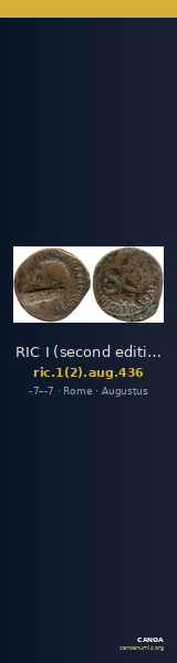 RIC I (second edition) Augustus 436 — CANOA