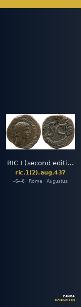 RIC I (second edition) Augustus 437 — CANOA