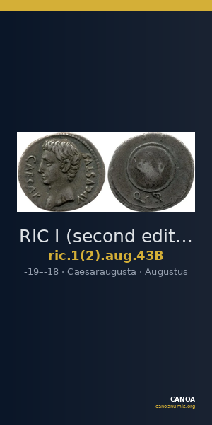 RIC I (second edition) Augustus 43B — CANOA