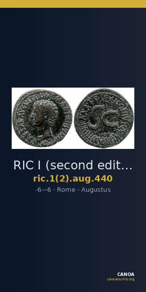 RIC I (second edition) Augustus 440 — CANOA