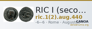 RIC I (second edition) Augustus 440 — CANOA