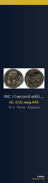 RIC I (second edition) Augustus 441 — CANOA