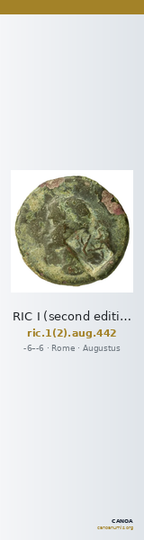 RIC I (second edition) Augustus 442 — CANOA