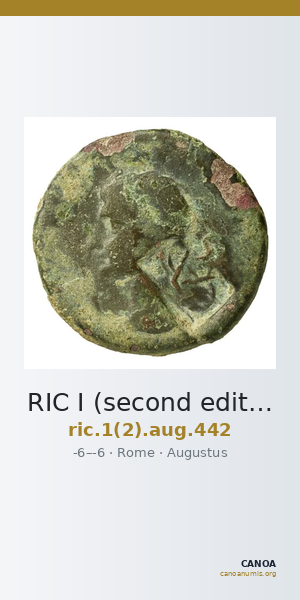 RIC I (second edition) Augustus 442 — CANOA