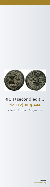 RIC I (second edition) Augustus 444 — CANOA