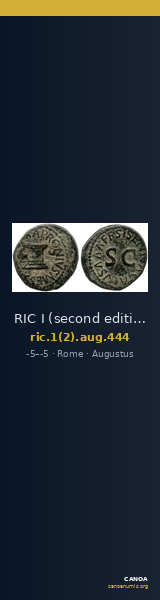 RIC I (second edition) Augustus 444 — CANOA