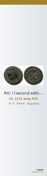 RIC I (second edition) Augustus 445 — CANOA