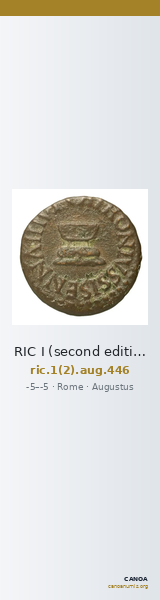 RIC I (second edition) Augustus 446 — CANOA