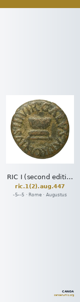 RIC I (second edition) Augustus 447 — CANOA