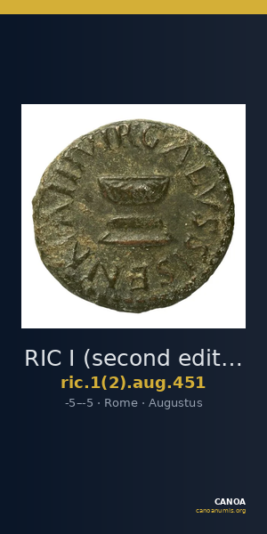 RIC I (second edition) Augustus 451 — CANOA