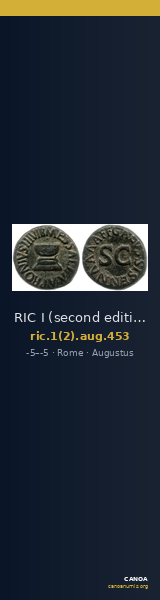 RIC I (second edition) Augustus 453 — CANOA