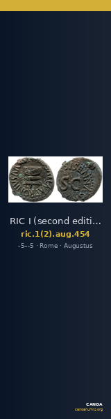 RIC I (second edition) Augustus 454 — CANOA