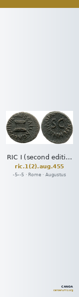 RIC I (second edition) Augustus 455 — CANOA