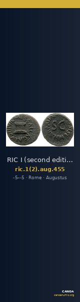 RIC I (second edition) Augustus 455 — CANOA