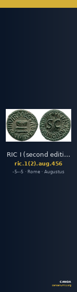 RIC I (second edition) Augustus 456 — CANOA