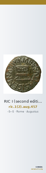 RIC I (second edition) Augustus 457 — CANOA