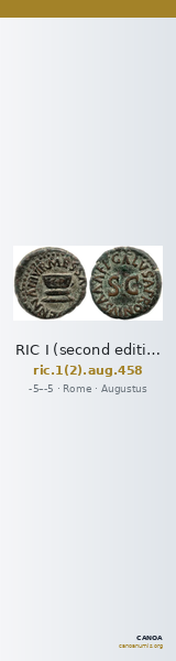 RIC I (second edition) Augustus 458 — CANOA