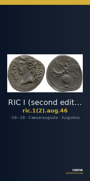 RIC I (second edition) Augustus 46 — CANOA