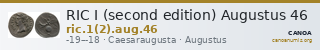 RIC I (second edition) Augustus 46 — CANOA