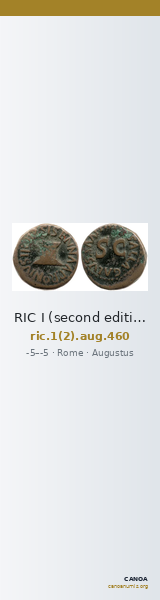 RIC I (second edition) Augustus 460 — CANOA