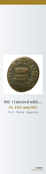 RIC I (second edition) Augustus 461 — CANOA