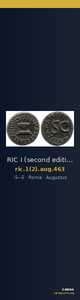 RIC I (second edition) Augustus 463 — CANOA