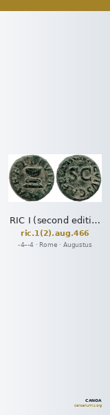 RIC I (second edition) Augustus 466 — CANOA