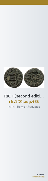 RIC I (second edition) Augustus 468 — CANOA