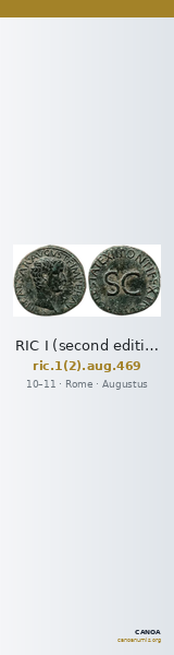 RIC I (second edition) Augustus 469 — CANOA