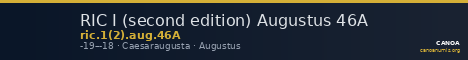 RIC I (second edition) Augustus 46A — CANOA
