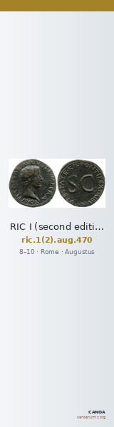 RIC I (second edition) Augustus 470 — CANOA