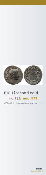 RIC I (second edition) Augustus 473 — CANOA