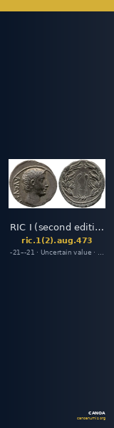 RIC I (second edition) Augustus 473 — CANOA
