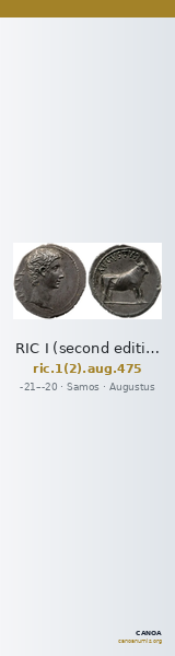 RIC I (second edition) Augustus 475 — CANOA