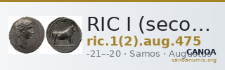 RIC I (second edition) Augustus 475 — CANOA