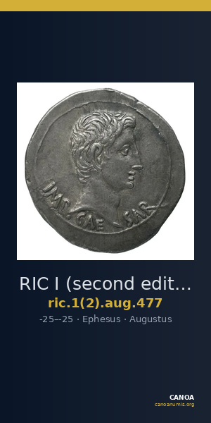 RIC I (second edition) Augustus 477 — CANOA