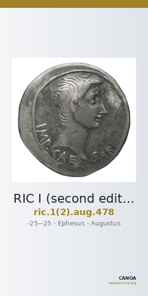RIC I (second edition) Augustus 478 — CANOA