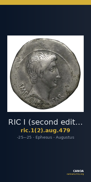 RIC I (second edition) Augustus 479 — CANOA